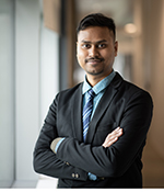 Graduate student Abhishek Kumar