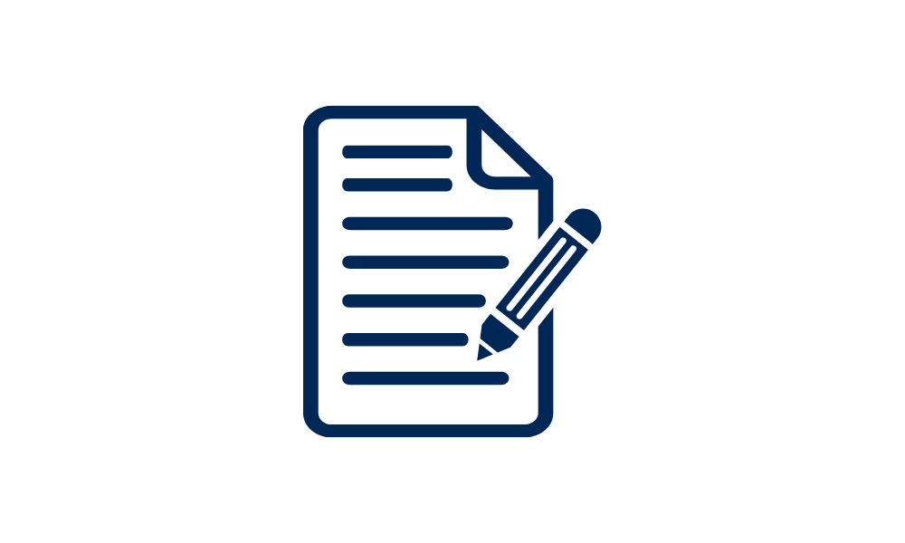 paper and pencil icon