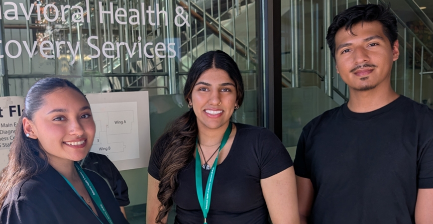 UC Merced interns at Merced County Behavior Health and Recovery Services