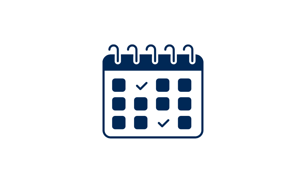 Icon of a calendar.