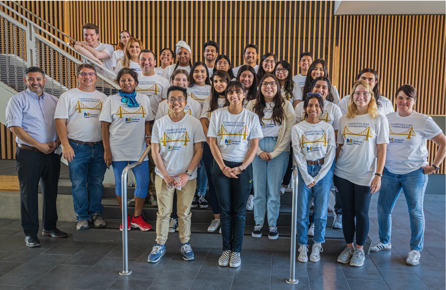 Group of Summer Bridge students and faculty