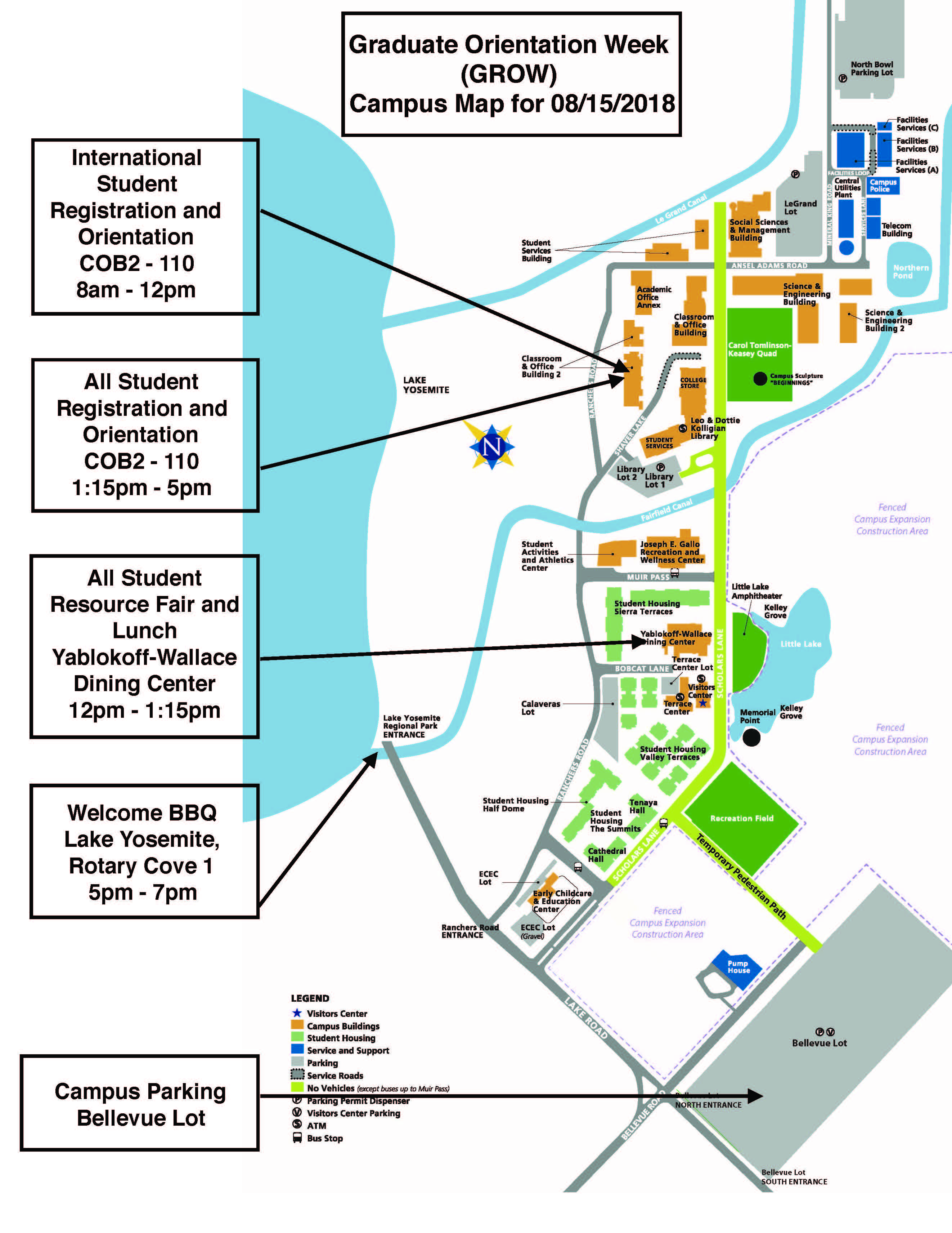 2018 Grossmont College Campus Map - Map