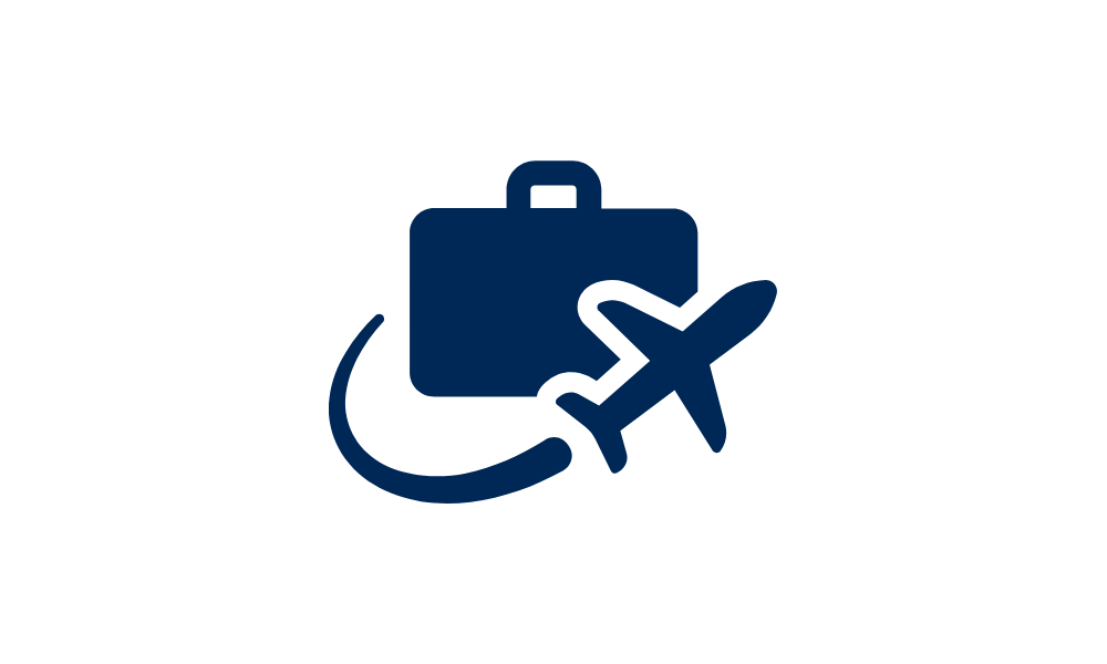 airplane, luggage travel icon