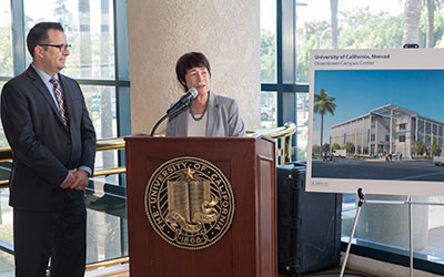 With the Downtown Campus Center as an anchor downtown, the university can continue to foster and create partnerships with the Merced community.