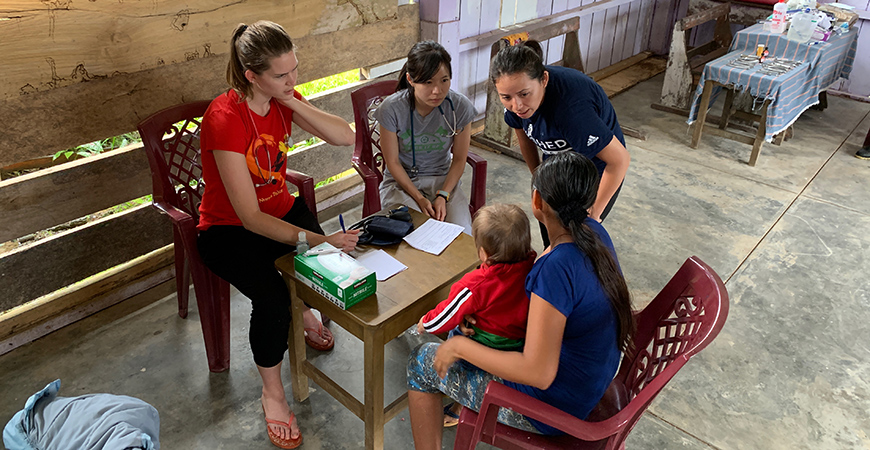 Senior Maria Rivas Reyes was part of a small group of UC Merced students who visited Peru during winter break, serving as translators for medical purposes.