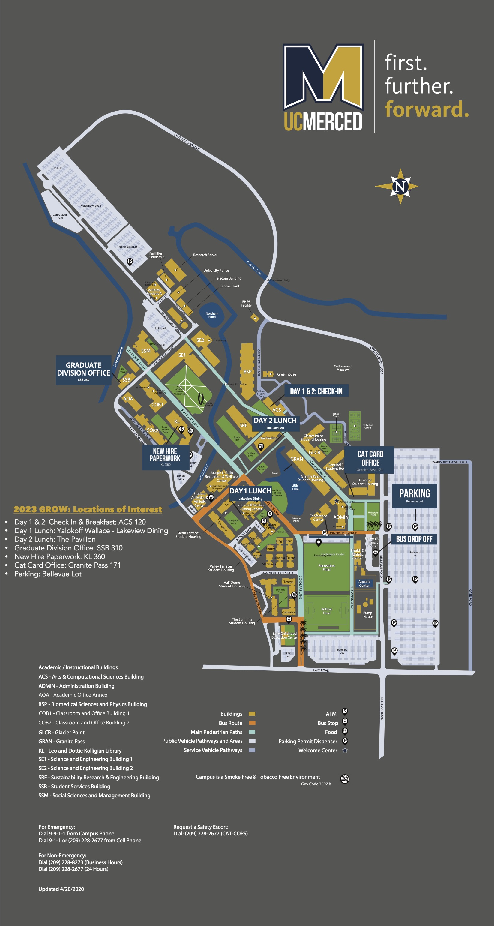 2023 Grow Campus Map 