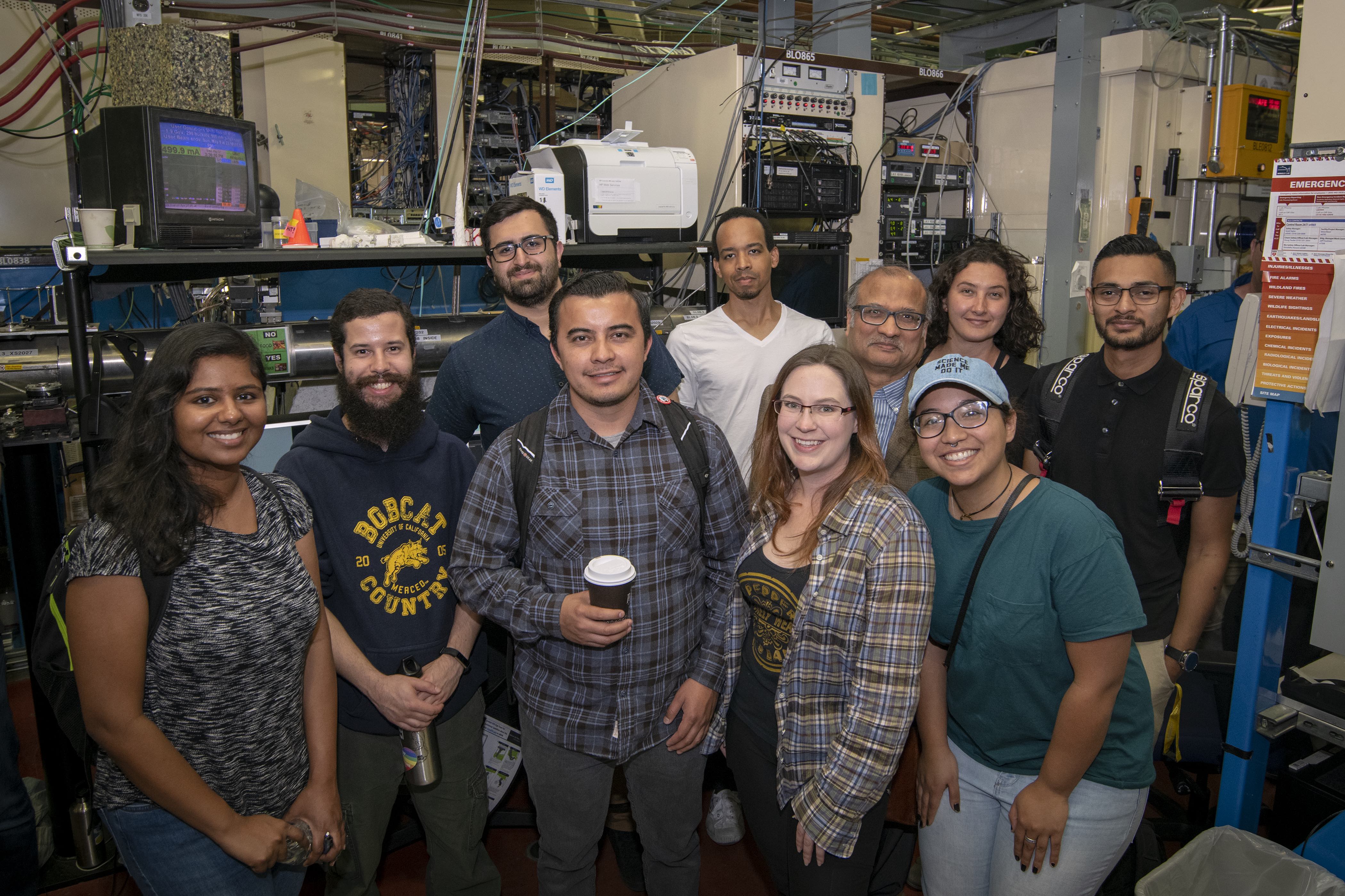 The 2018-19 NRT-ICGE cohort visited Berkeley Lab to learn about the many ways computing can be applied to research problems.