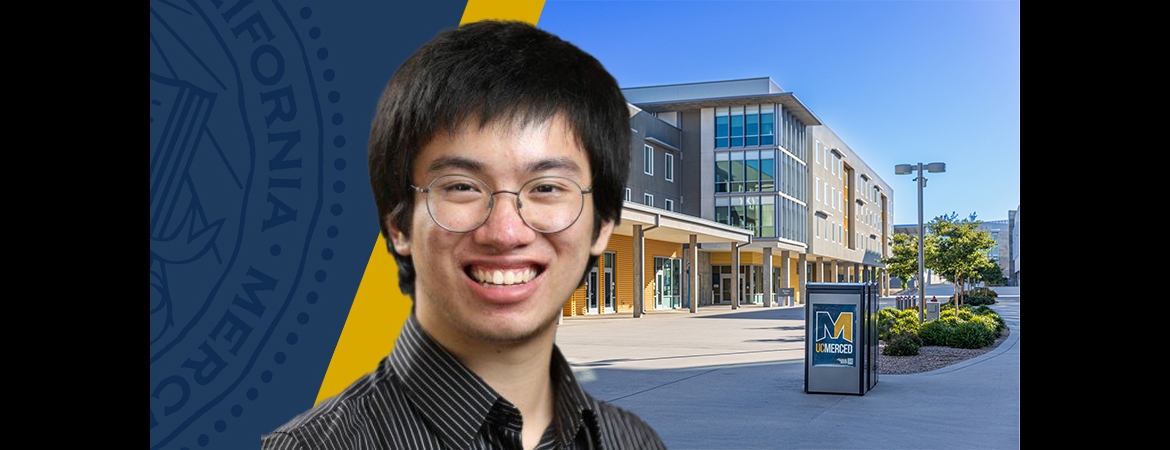 Ph.D. student Ben Nguyen photo with campus background